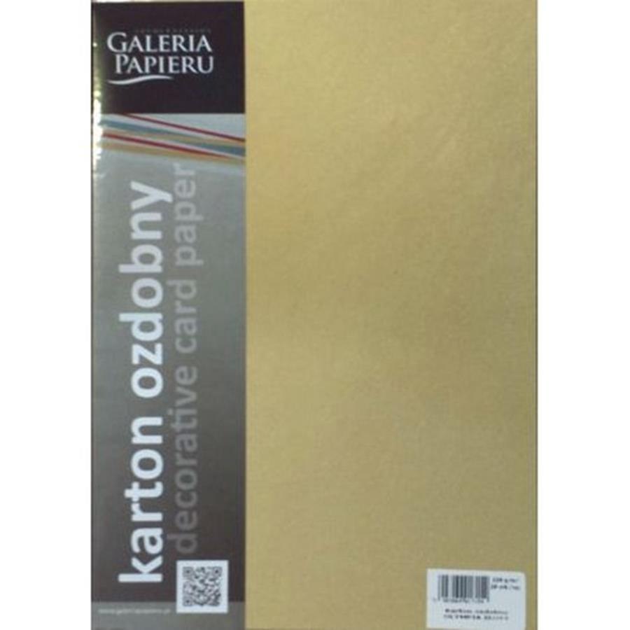 KARTON OZDOBNY A4 ZŁOTY OLYMPIA 220G GALERIA PAPIERU 203406 ARGO